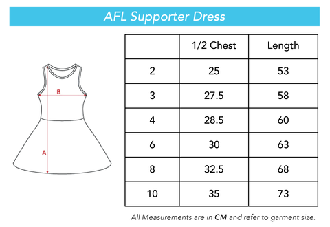 Swans Girls Supporter Dress