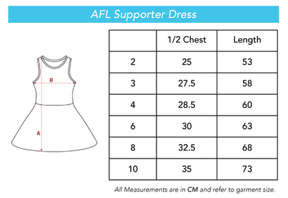 Swans Girls Supporter Dress
