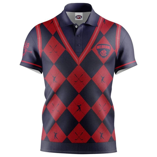 Melbourne Demons "Fairway" Golf Polo Shirts