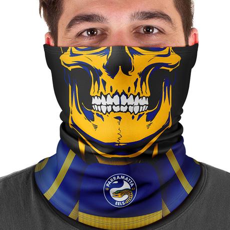 Parramatta 'skull face' multi-purpose bandana