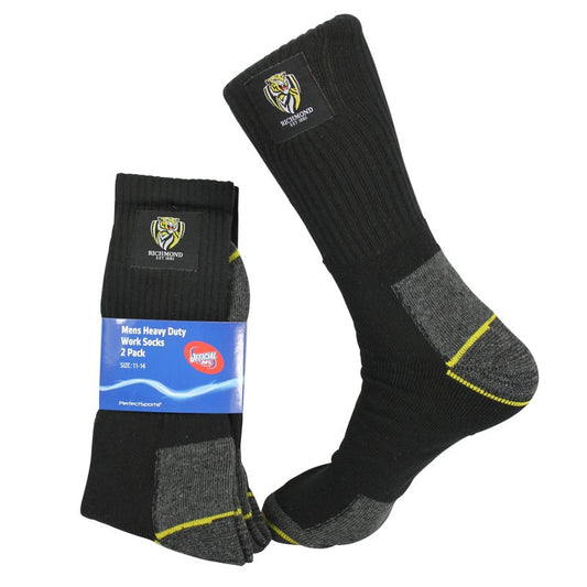 SALE SALE SALE                                       Richmond Tigers Work Socks 2pack